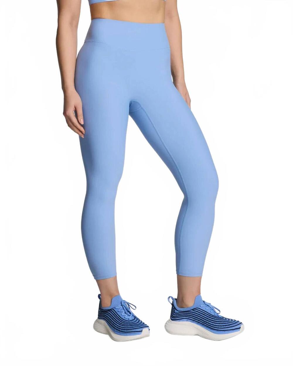 NEW SPANX women's onform 7/8 leggings in petal blue
